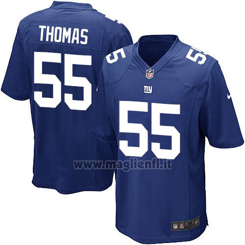 Maglia NFL Game Bambino New York Giants Thomas Blu